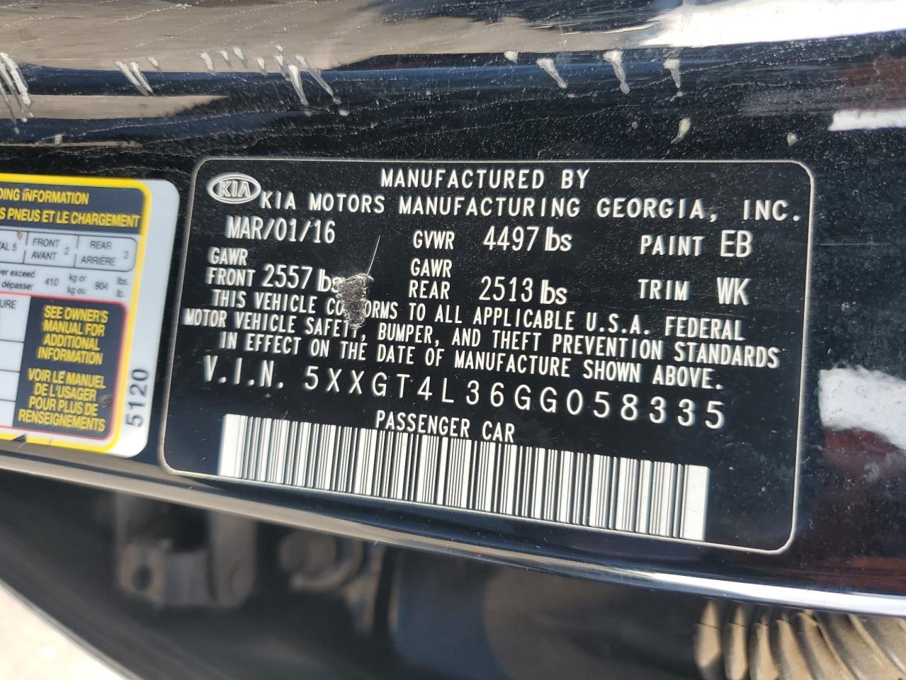 2016 Kia Optima - Image 12