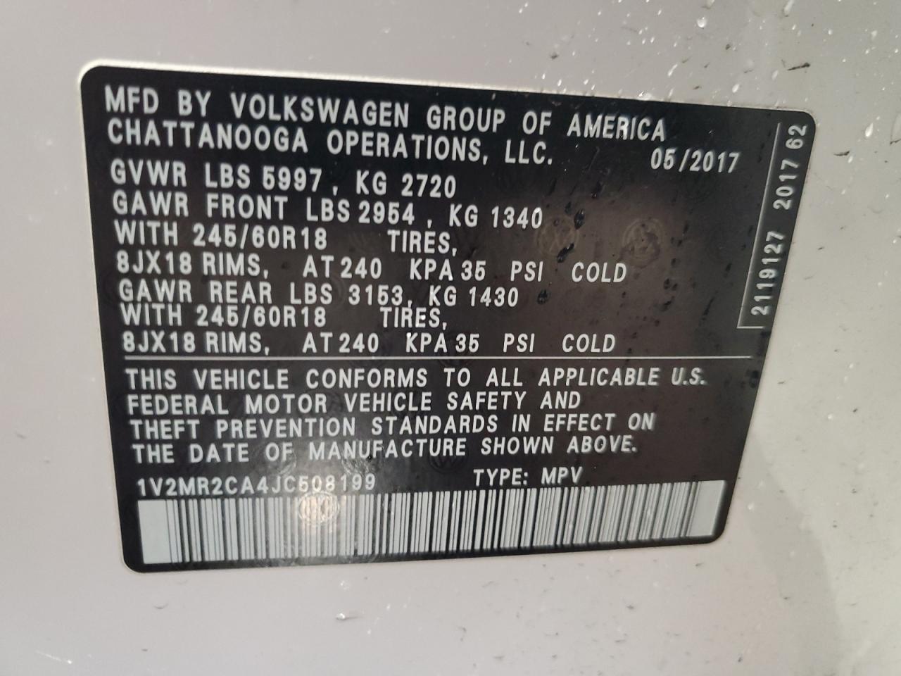 2018 Volkswagen Atlas - Image 13