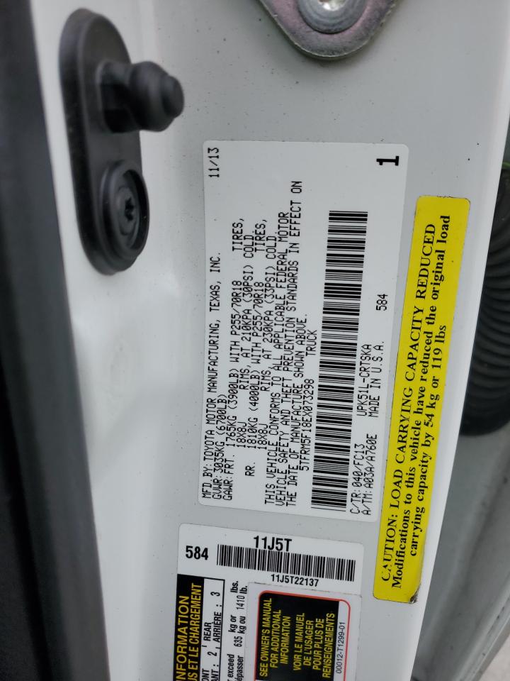 VIN 5TFRM5F18EX073298 2014 TOYOTA TUNDRA no.12