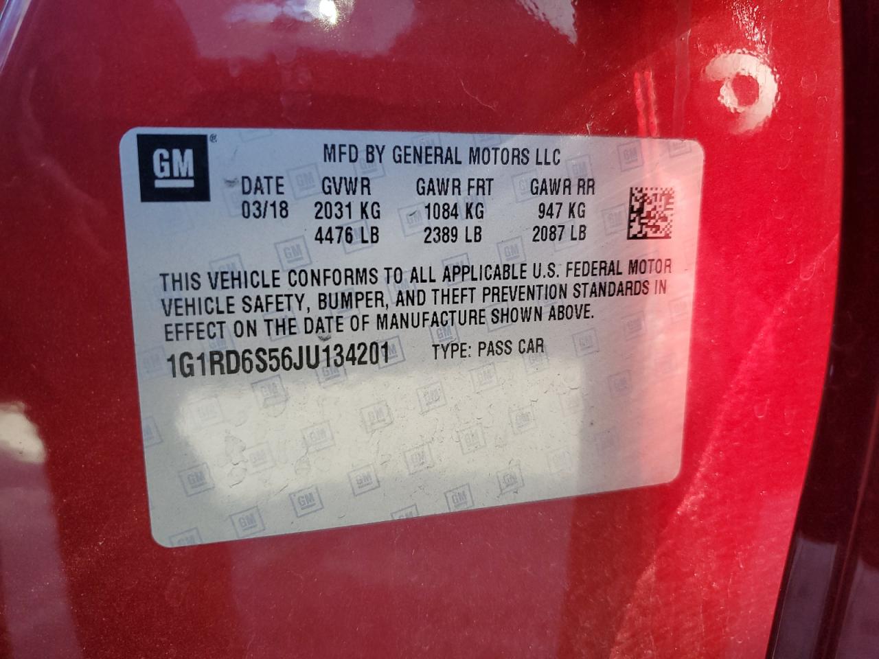 2018 Chevrolet Volt - Image 13