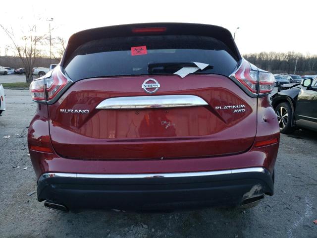  NISSAN MURANO 2016 Burgundy