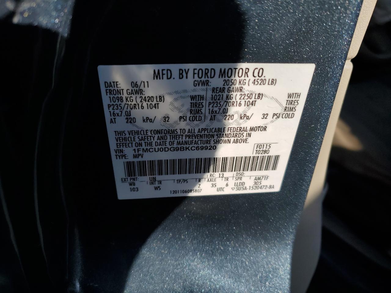 2011 Ford Escape - Image 13