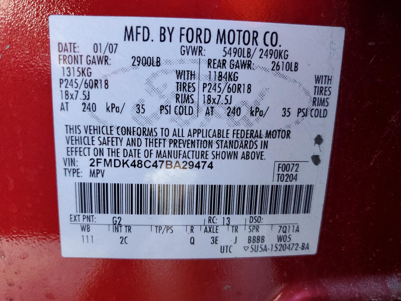 2007 Ford Edge - Image 13