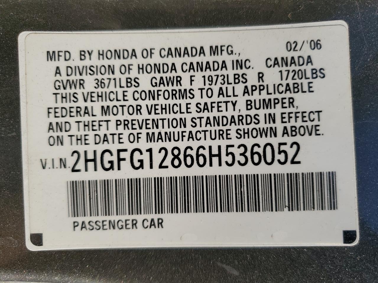 2006 Honda Civic - Image 12