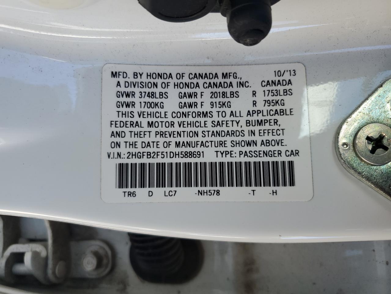 2013 Honda Civic - Image 12
