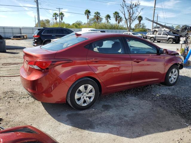  HYUNDAI ELANTRA 2016 Red