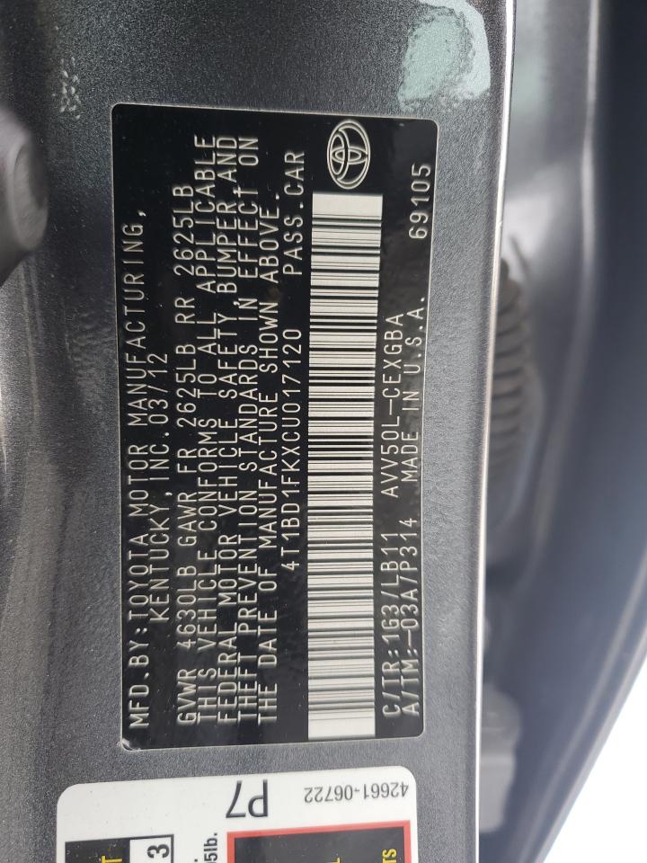 2012 Toyota Camry - Image 12