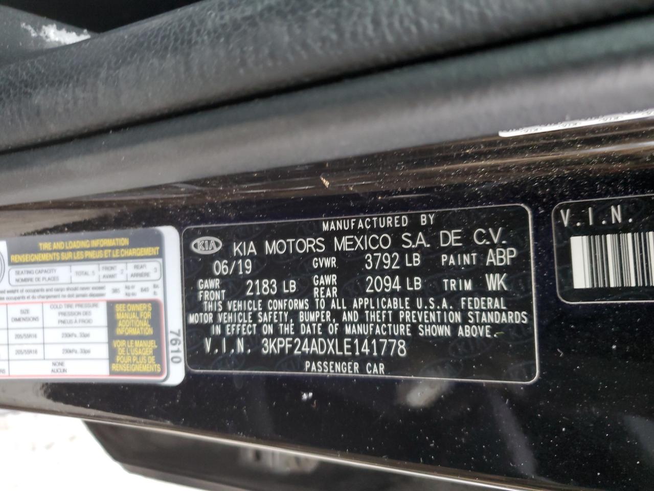 2020 Kia Forte - Image 13