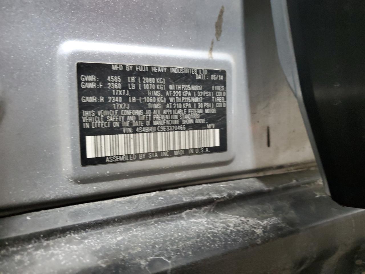 2014 Subaru Outback - Image 13