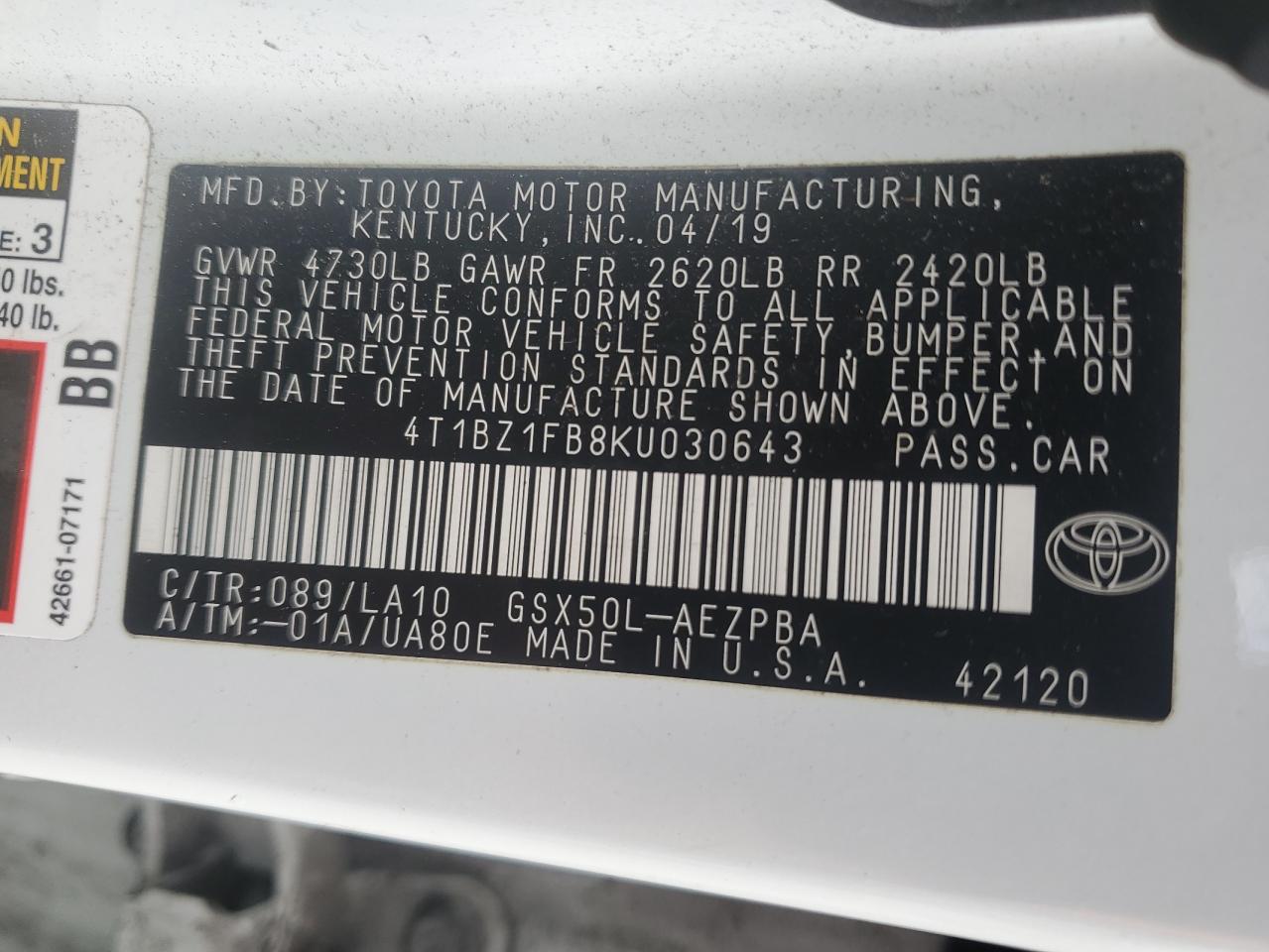 2019 Toyota Avalon - Image 13