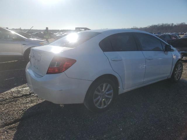  HONDA CIVIC 2012 White