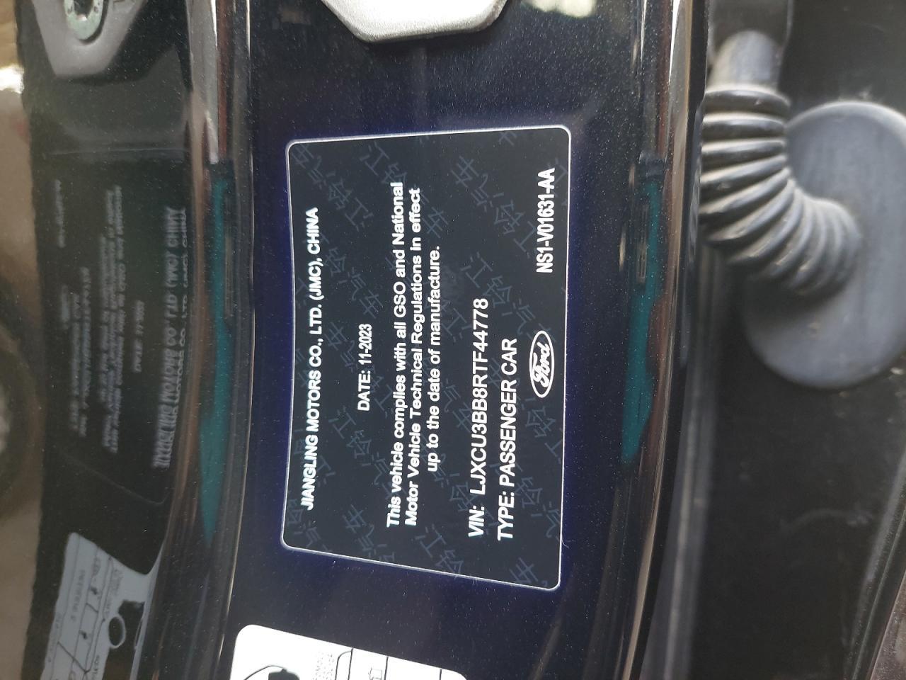 LJXCU3BB8RTT44778 - 2024 Ford TERRITORY - #43670015