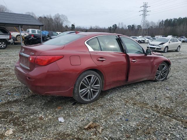  INFINITI Q50 2014 Червоний