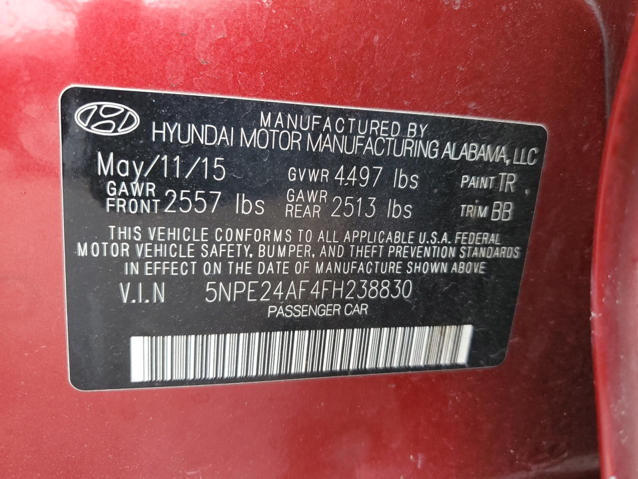 2015 Hyundai Sonata - Image 12