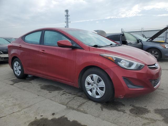  HYUNDAI ELANTRA 2016 Czerwony