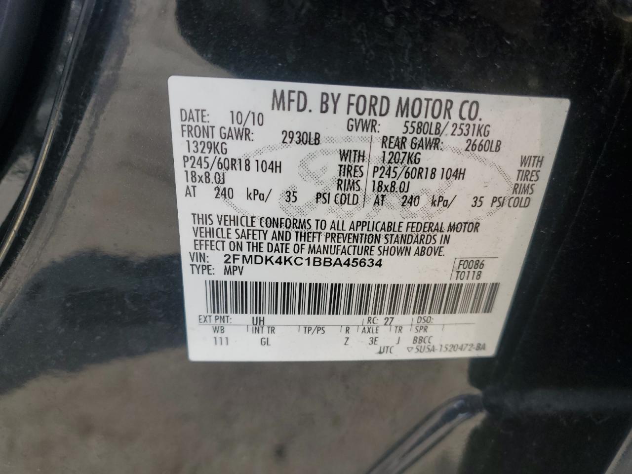 2011 Ford Edge - Image 13