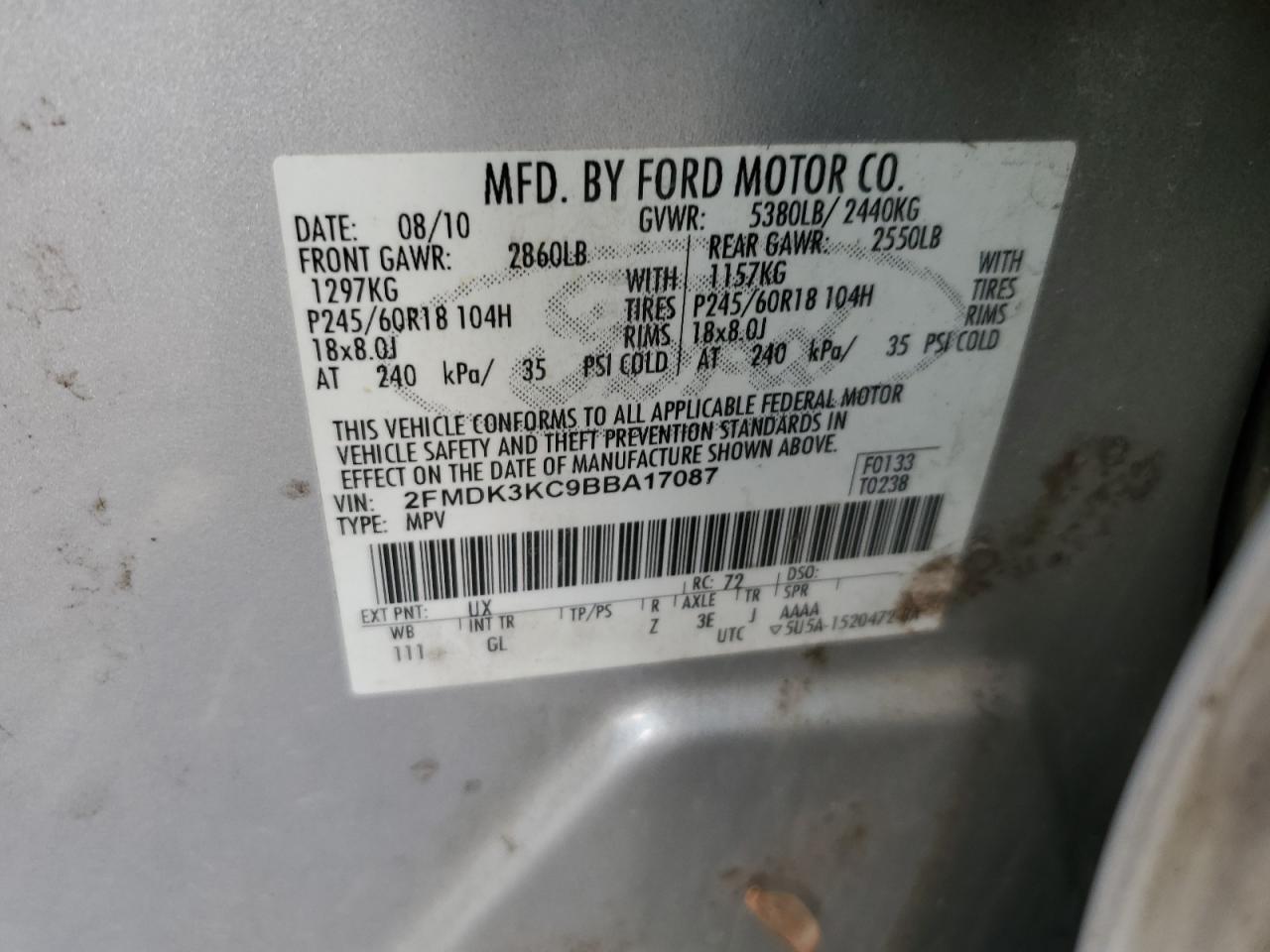 2011 Ford Edge - Image 13