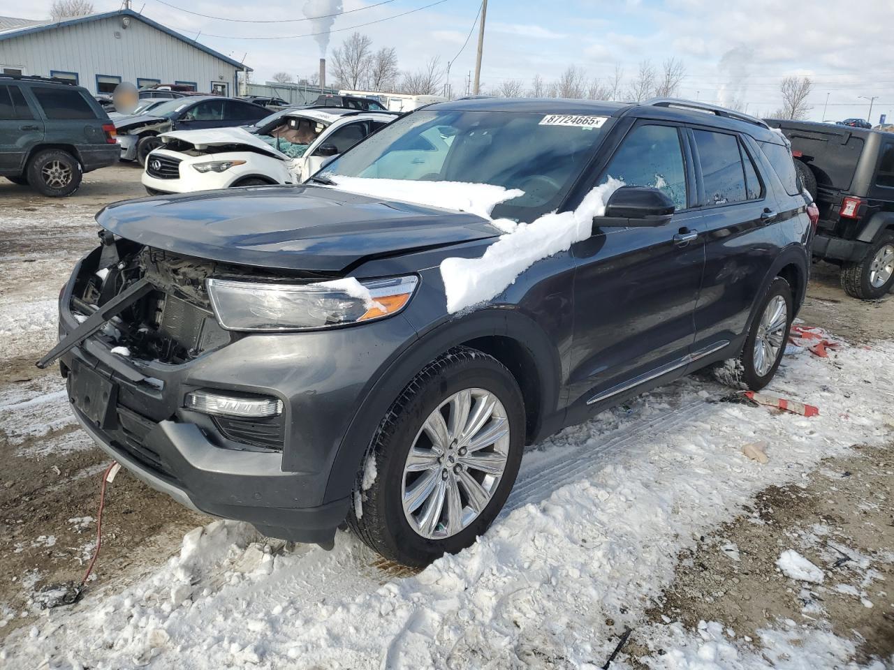 2020 Ford Explorer Limited за продажба в Dyer, IN - Front End