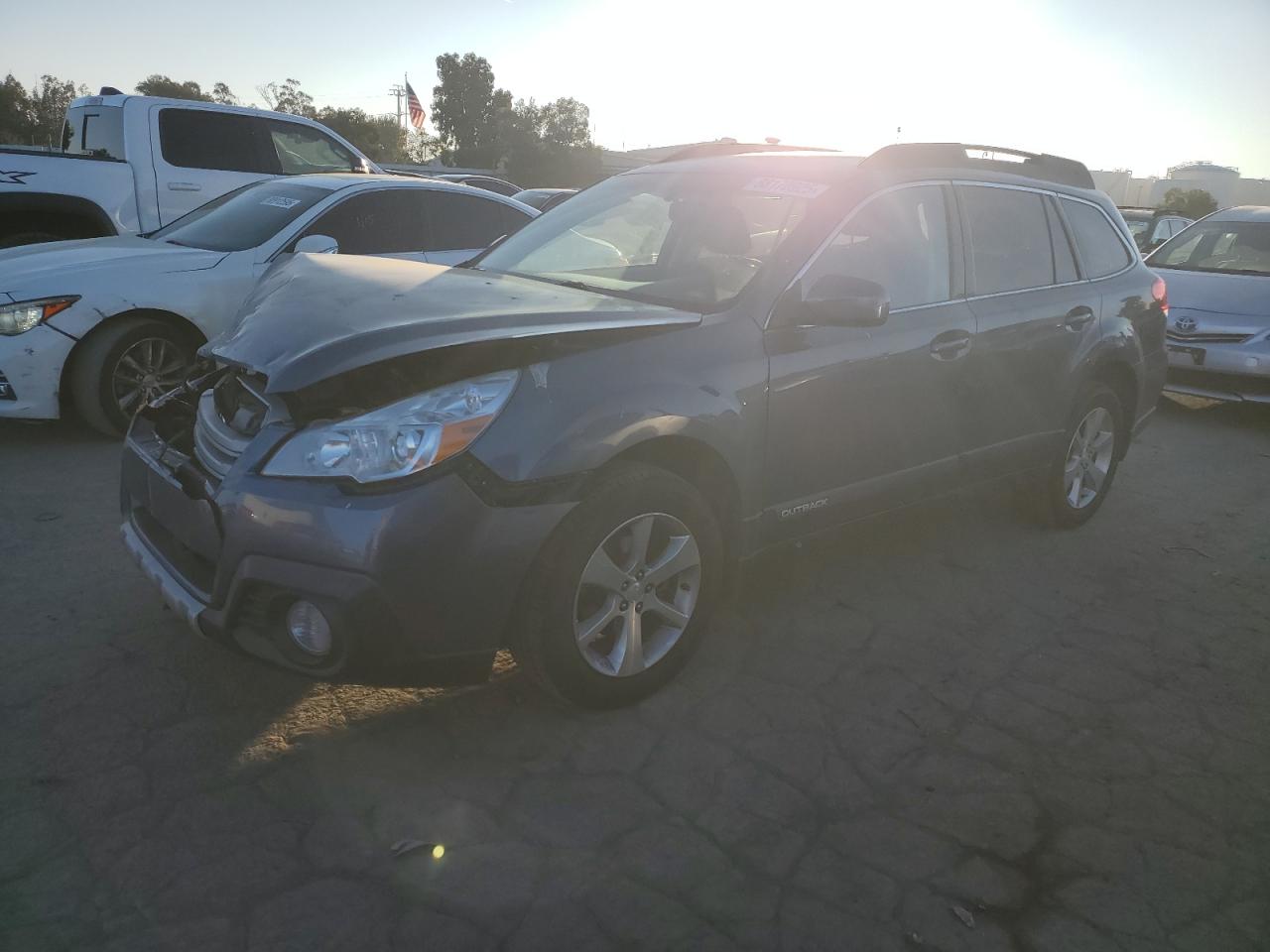 VIN 4S4BRBKC1E3290607 2014 SUBARU OUTBACK no.1