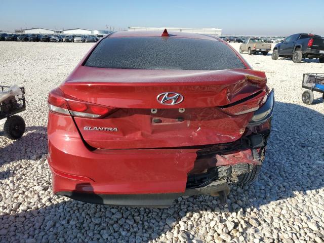  HYUNDAI ELANTRA 2018 Червоний