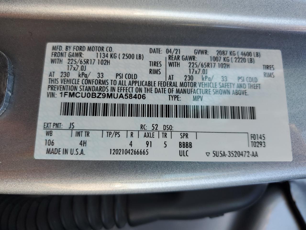 2021 Ford Escape - Image 15