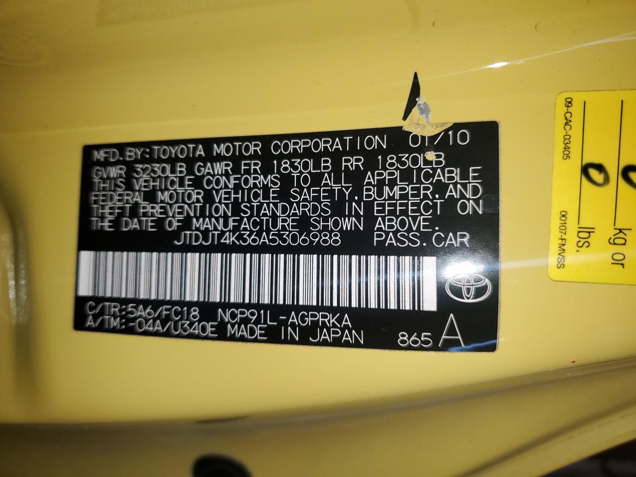 2010 Toyota Yaris - Image 14
