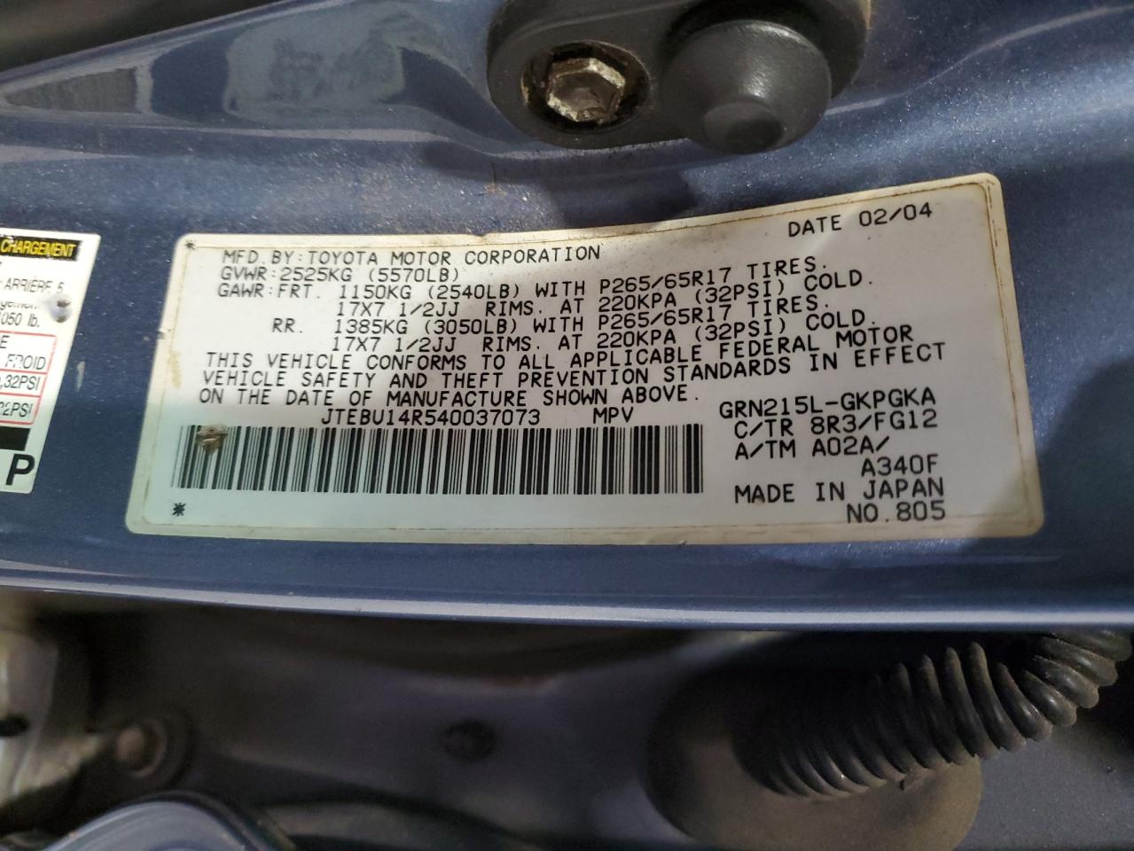 2004 Toyota 4Runner - Image 15
