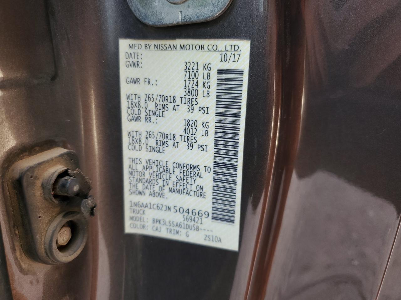 2018 Nissan Titan - Image 14