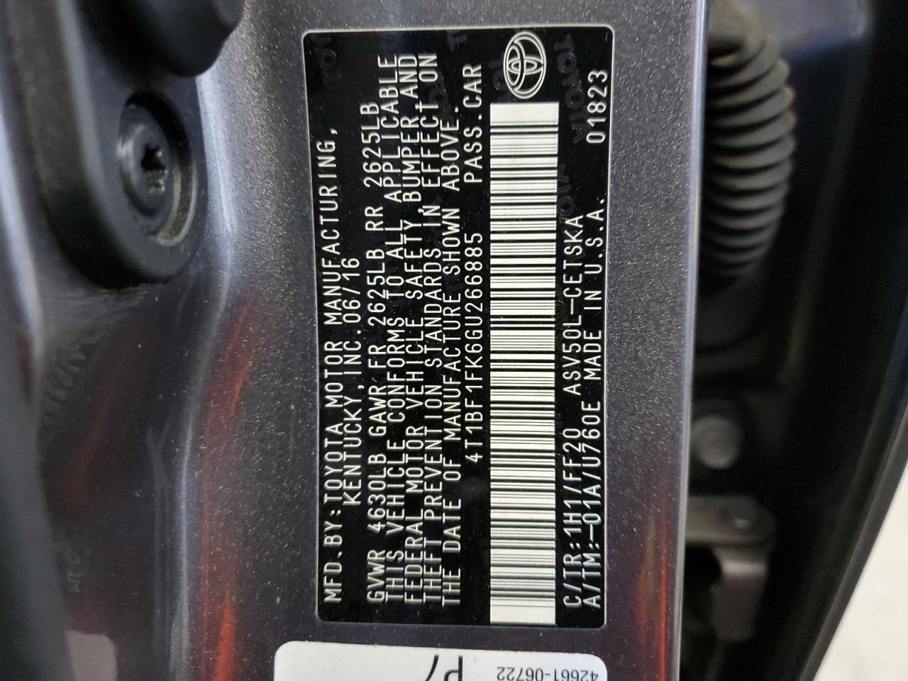 2016 Toyota Camry - Image 12