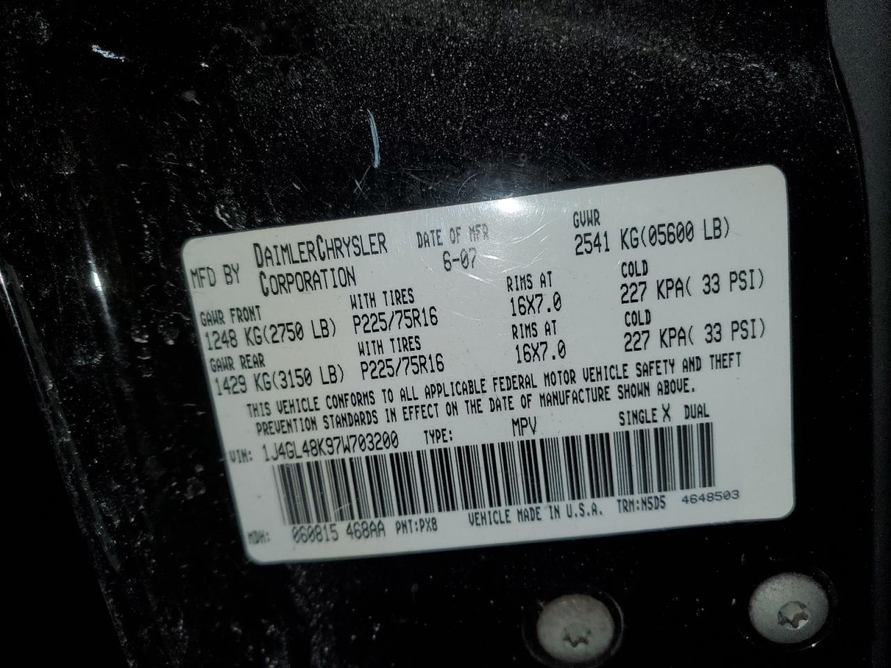 2007 Jeep Liberty (North America) - Image 13