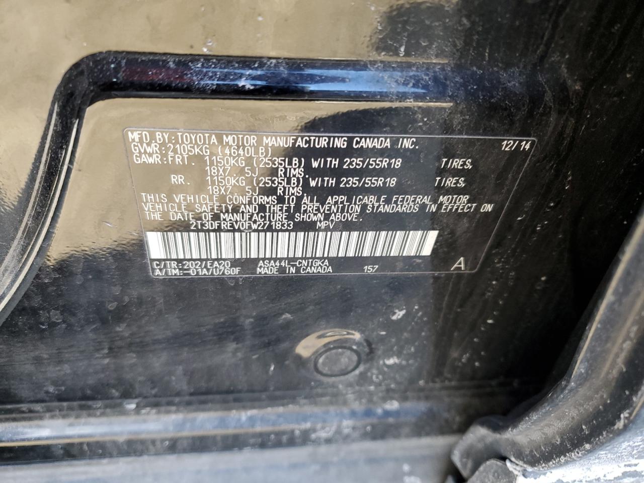 2015 Toyota RAV 4 - Image 13