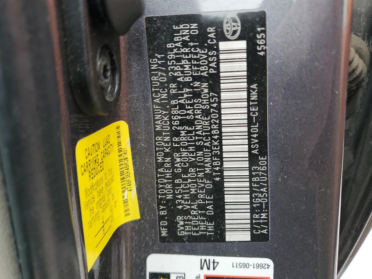 2011 Toyota Camry - Image 12