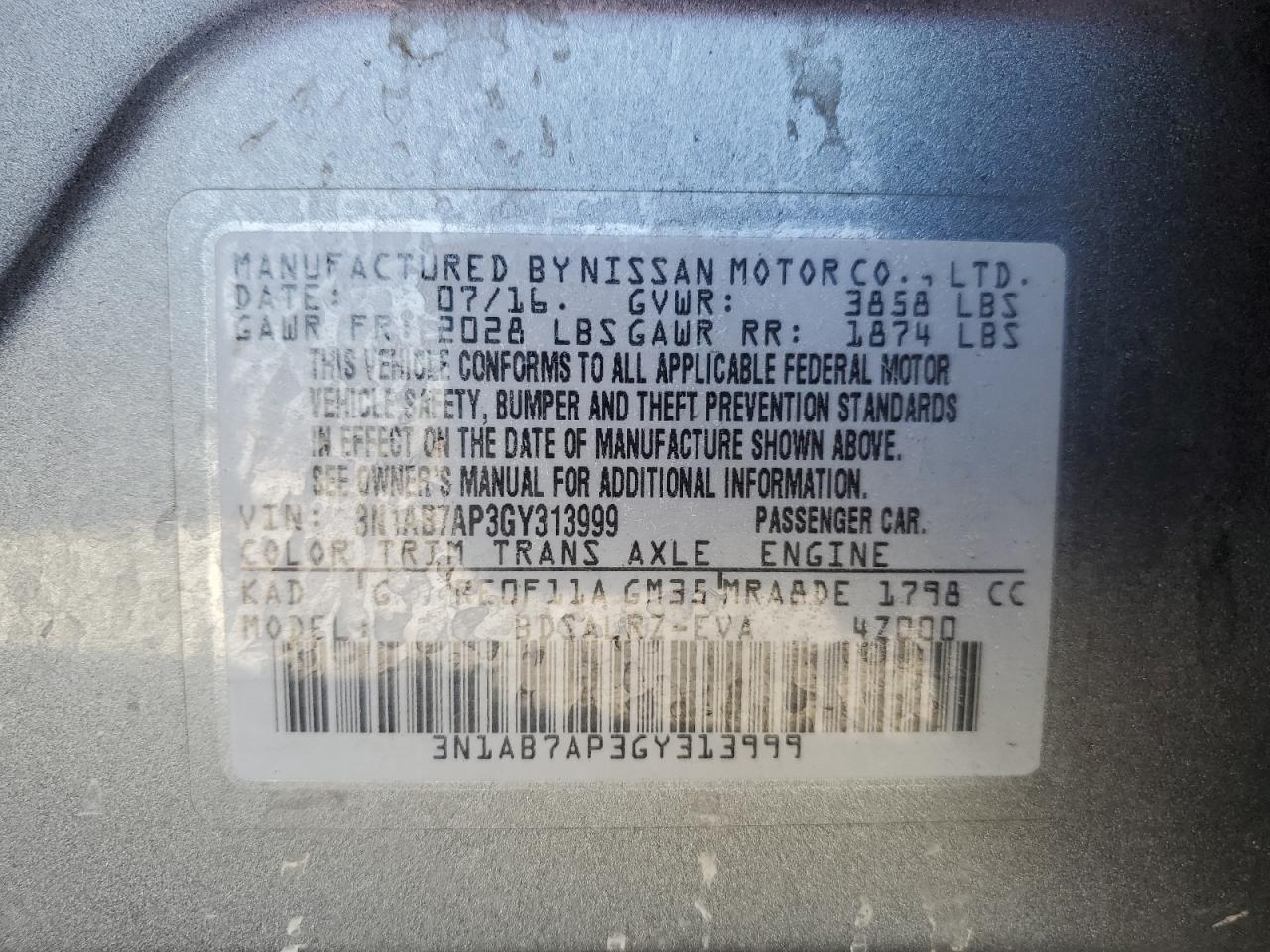 2016 Nissan Sentra - Image 13