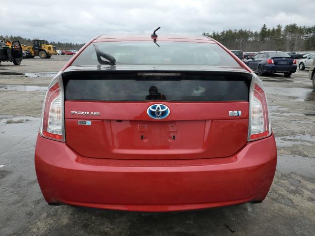  TOYOTA PRIUS 2014 Red