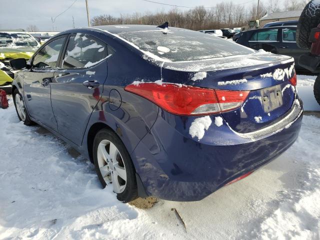  HYUNDAI ELANTRA 2013 Granatowy