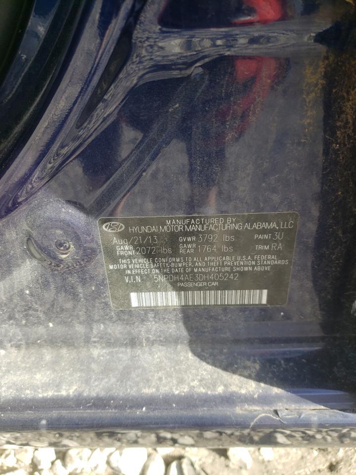 2013 Hyundai Elantra Gls VIN: 5NPDH4AE3DH405242 Lot: 87655365