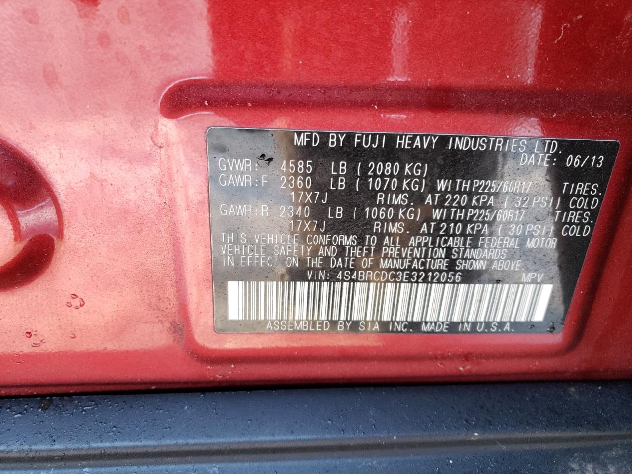 2014 Subaru Outback - Image 13