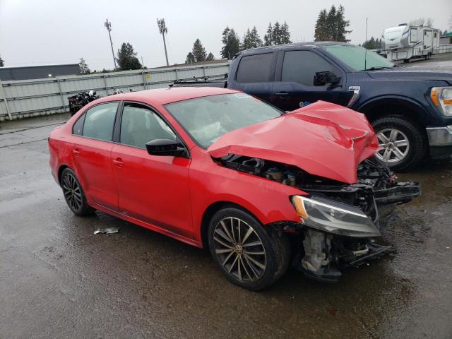  VOLKSWAGEN JETTA 2016 Czerwony