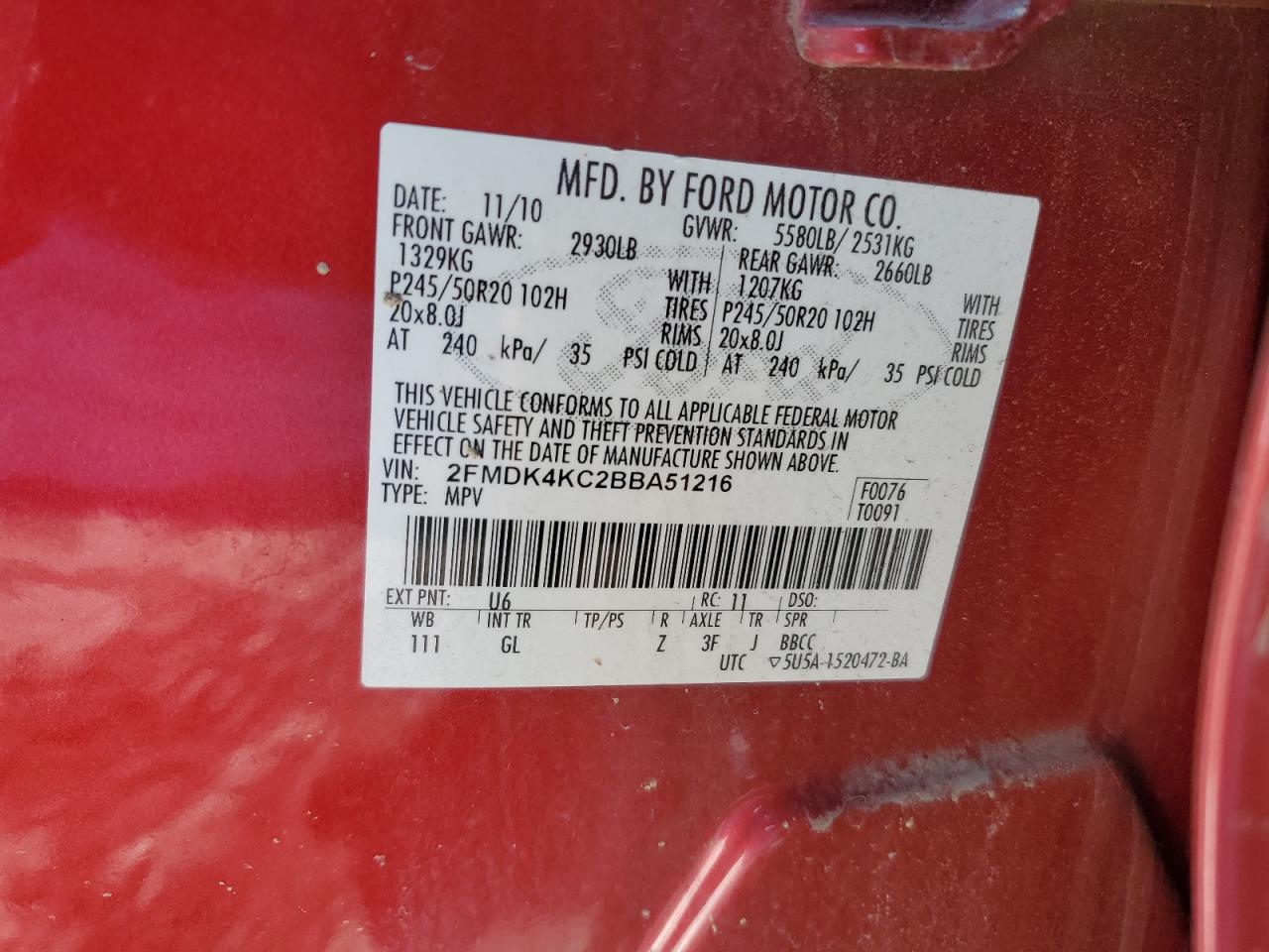 2011 Ford Edge - Image 13