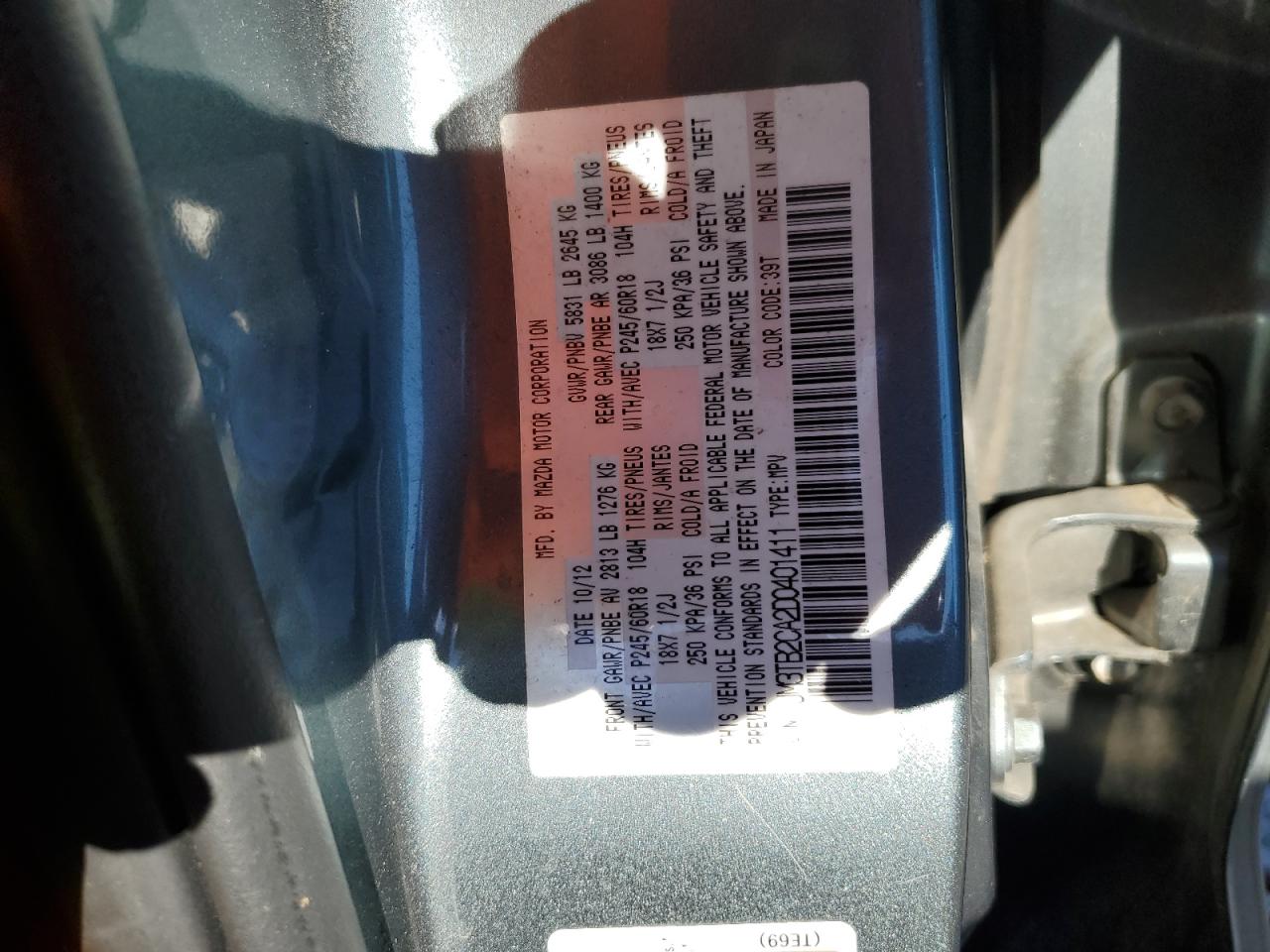 2013 Mazda CX-9 - Image 13