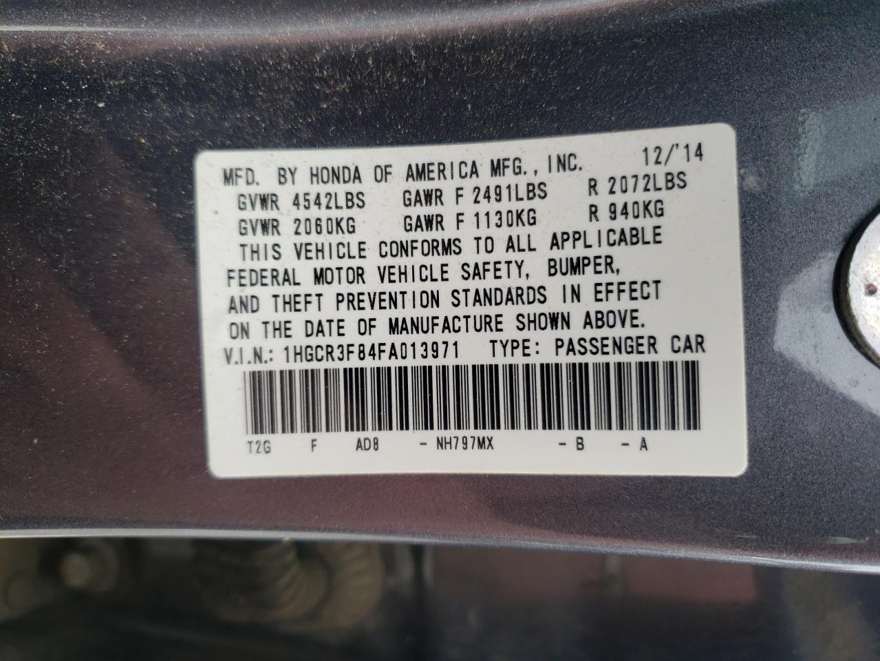 2015 Honda Accord - Image 12