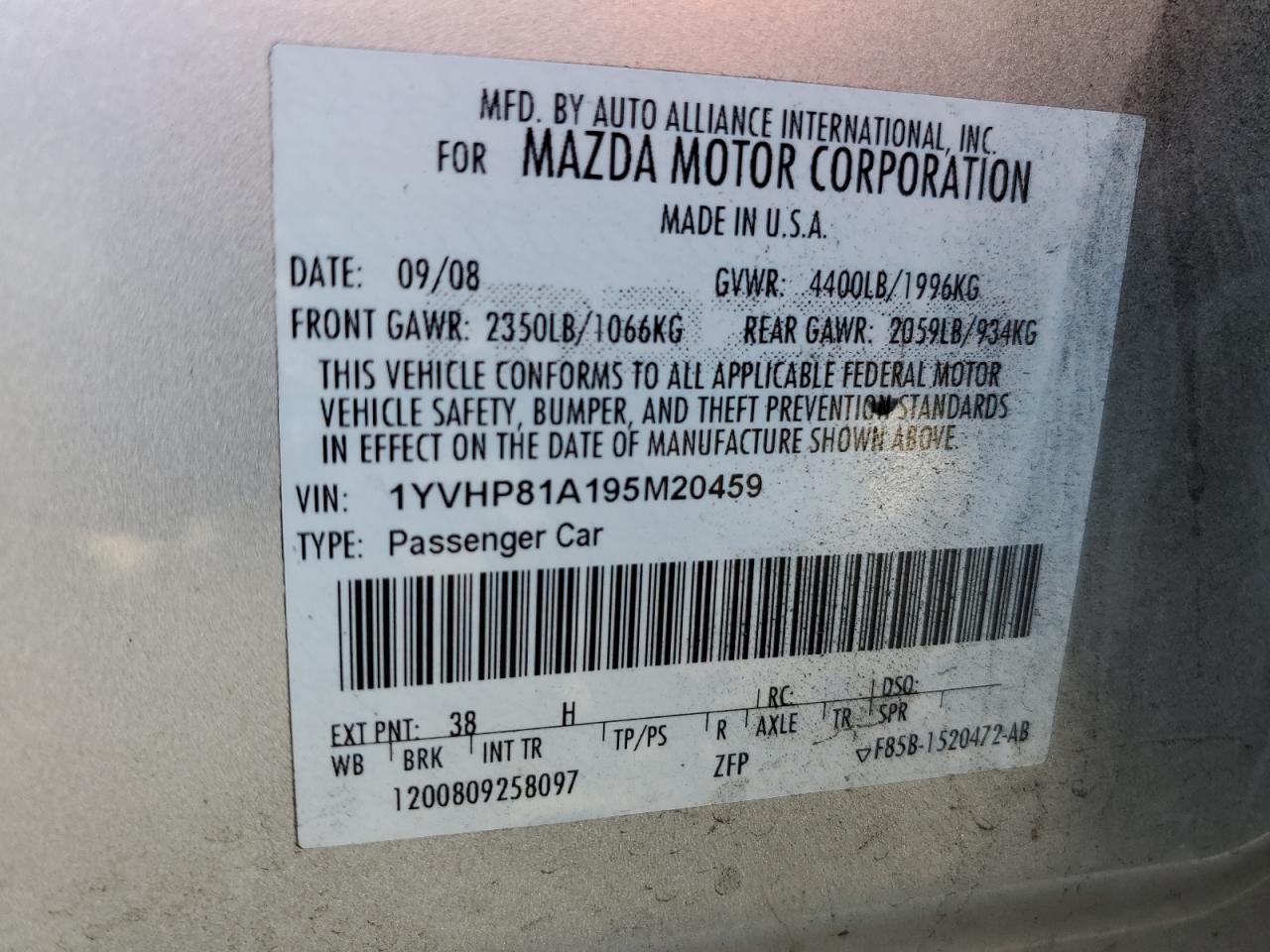 2009 Mazda 6 - Image 12