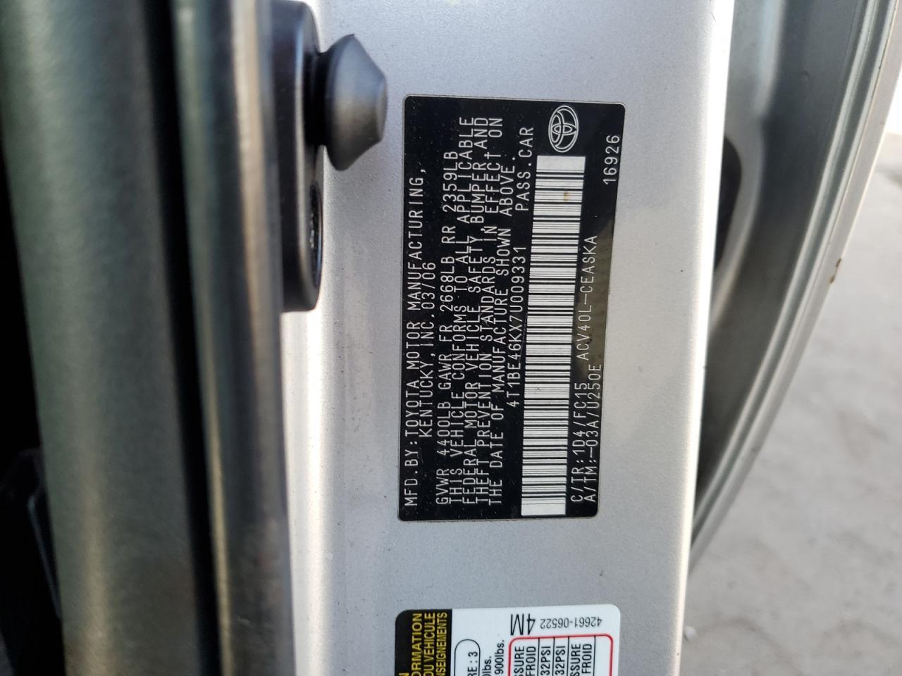 2007 Toyota Camry - Image 13