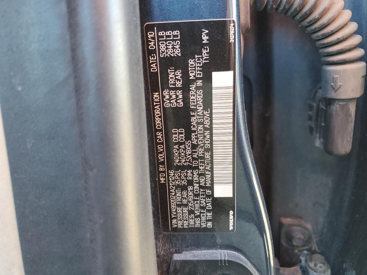 2010 Volvo XC60 - Image 13