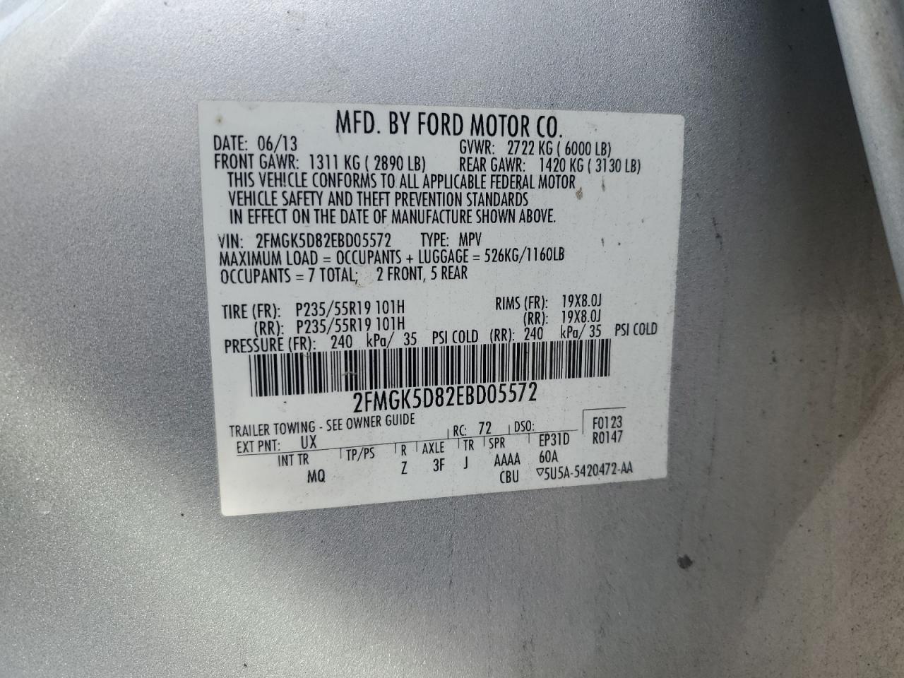 2014 Ford Flex - Image 16