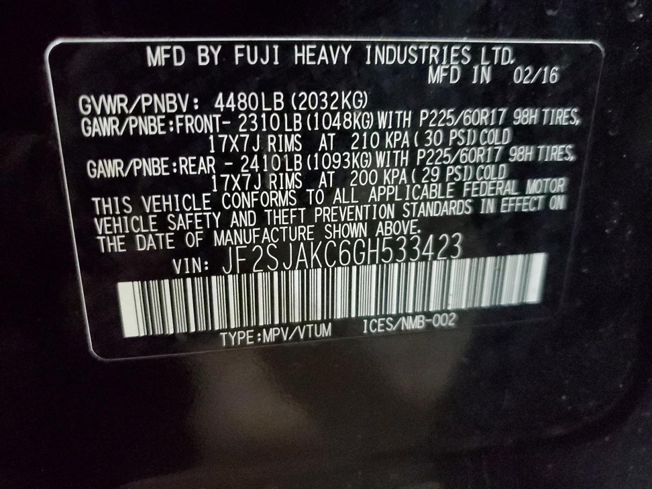 2016 Subaru Forester - Image 13