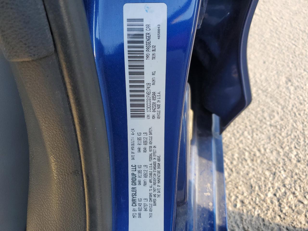 2015 Chrysler 200 - Image 12