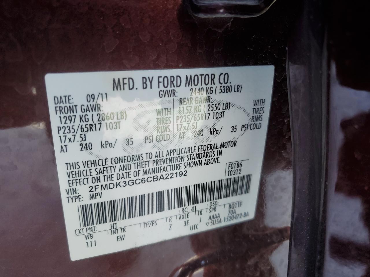 2012 Ford Edge - Image 13