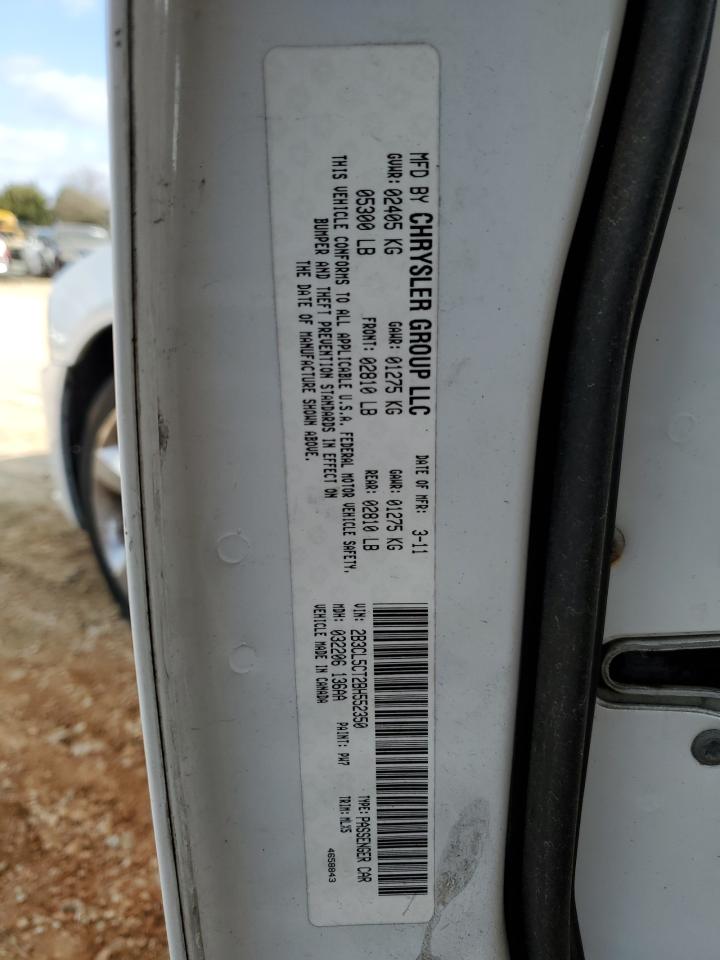 2011 Dodge Charger R/T VIN: 2B3CL5CT2BH552350 Lot: 88077805