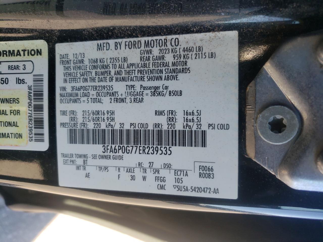 2014 Ford Fusion - Image 12